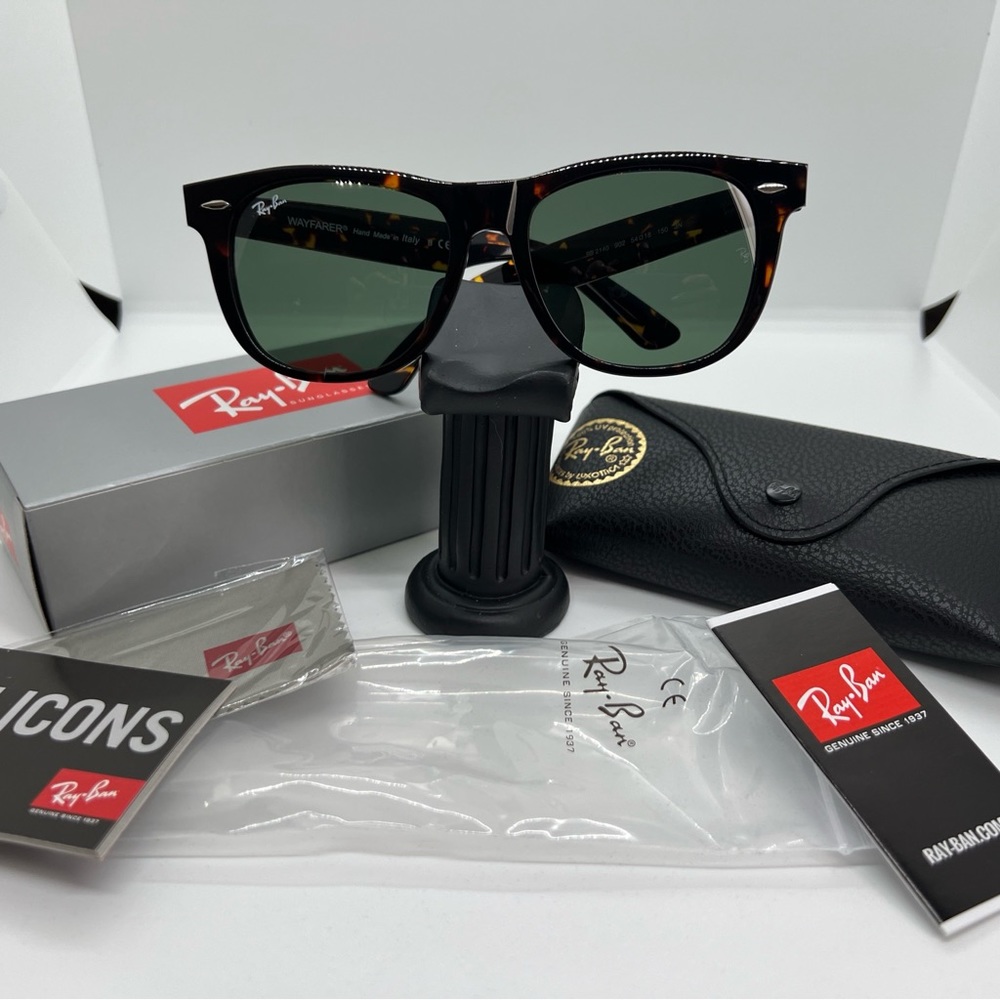 Ray Ban NEW WAYFARER TORTOISESHELL 🕶 Size 54/21 NWB NEW